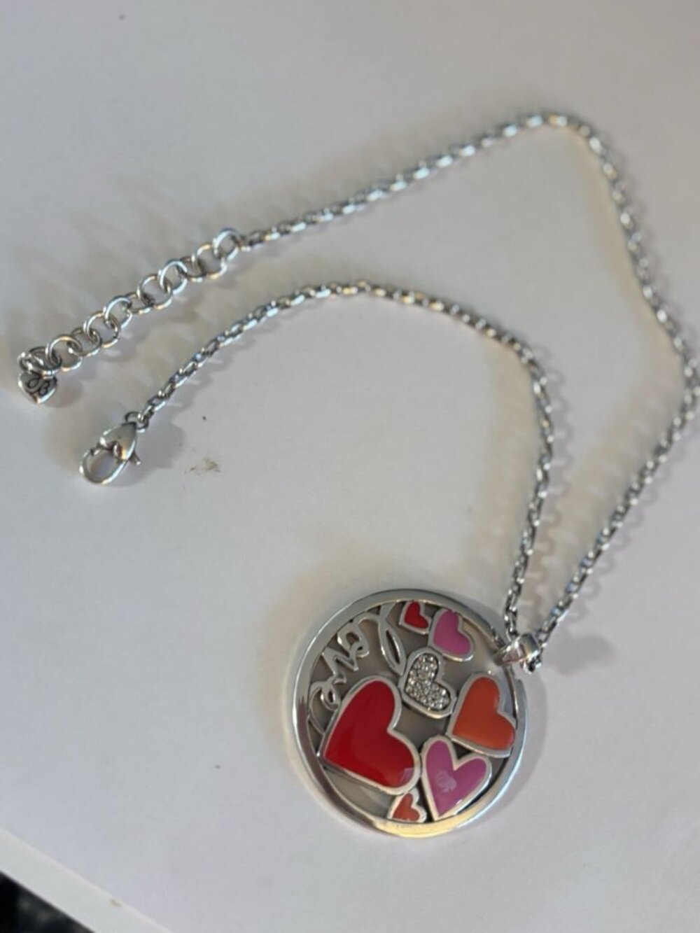 Hearts love,be mine,XOXO, necklace By Brighton NWOT.